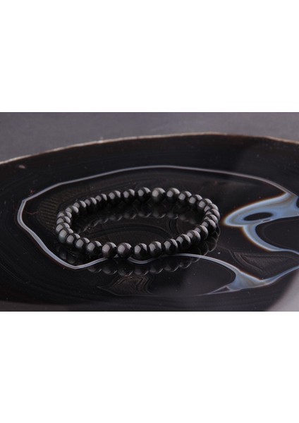 Doğal Obsidyen Taş Bileklik, 6 Mm, Şık ve Enerji Dolu Takı modelleri