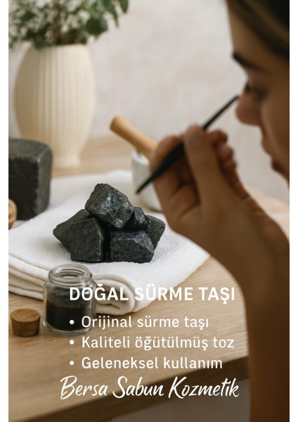 Doğal Ismit Sürme Taşı 50GR, Cilt ve Göz Bakımı Için Saf ve Katkısız fiyatları
