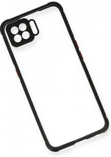 Oppo A73 Kılıf Miami Şeffaf Silikon - Siyah modelleri