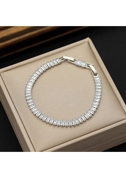 Pandora Tarz ,baget Zirkon Taşlı Suyolu, Gümüş Bileklik, Ahşap Kutu Içerisinde fiyatları