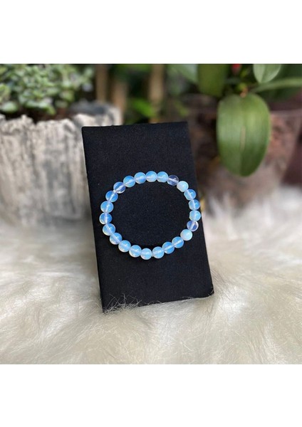 Doğal Opal ve Ay Taşı Çakra Bileklik, Şık ve Enerjik Takı Seçeneği