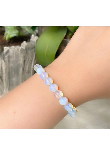 Doğal Opal ve Ay Taşı Çakra Bileklik, Şık ve Enerjik Takı Seçeneği fiyatları