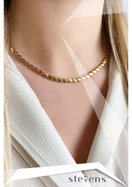 Paslanmaz Çelik Arpa Zincir Kolye, Şık ve Dayanıklı Takı Seçeneği