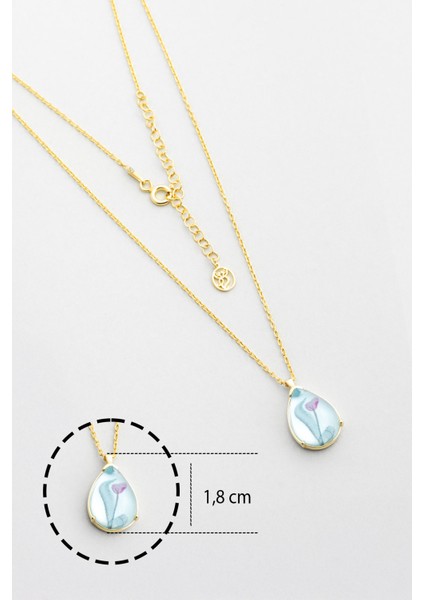 Mavi Renkli 44 cm Gümüş Kolye, Şık ve Zarif Tasarım ile Dikkat Çekiyor modelleri