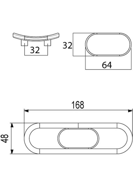 Imt Aksesuar Lüks Trend Kulp (32 Mm) Mobiya Yatak Odası Tv Ünitesi Konsol Çocuk ve Genç Odası Kulpu modelleri