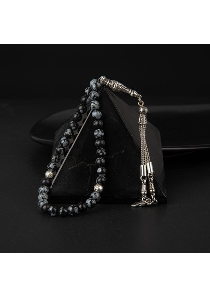 Şık 33’lü 6mm Siyah Doğal Taş Tesbih, Zarif ve Kaliteli Seçim fırsatları