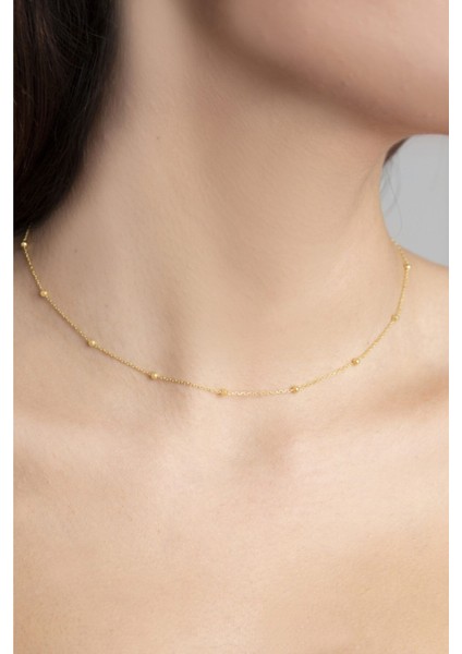 Parlak Zincirli Gümüş Kolye, Şık ve Zarif Takı, Hediye Için Mükemmel Seçenek