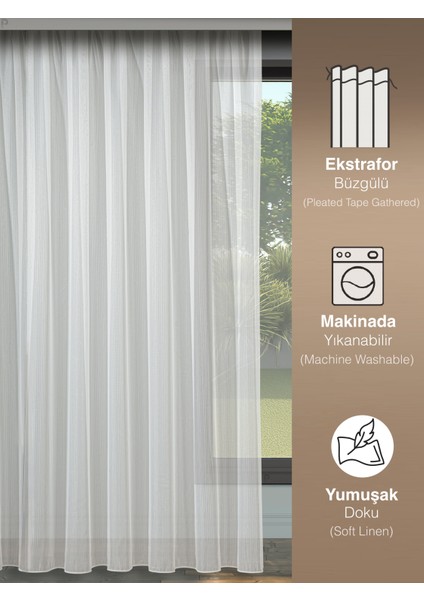 Simli Eko Bambu Tül Perde | Işıltılı | Ütü Gerektirmez | Ekstraforlı |en Çok Tercih Edilen Tül Perde fiyatları