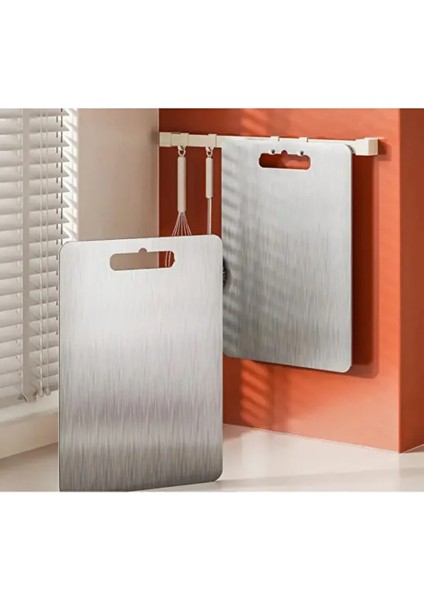 Paslanmaz Çelik Kesme Tahtası 24X34 cm – Küf ve Koku Önleyici Mutfak Tahtası modelleri