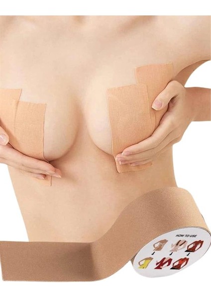 Ds-Derin Toparlayıcı Göğüs Bandı Şekillendirici Ten Rengine Uygun Esnek Hassas Ciltlere Uygun indirimleri