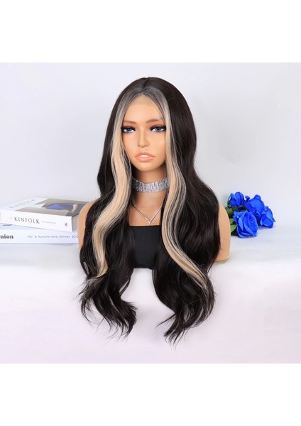 Koyu Kahverengi Perçemler Balköpüğü Tül Peruk modelleri