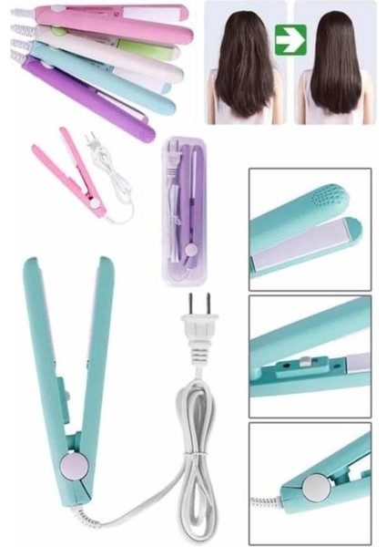 Ds-Derin Seyahat Tipi Taşınabilir Saç Düzleştirici Saç Şekillendirici Yüksek Isı Ayarlı