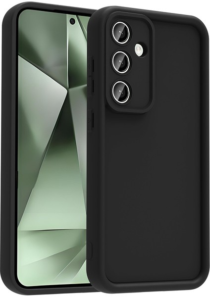 Samsung Galaxy A06 Uyumlu Darbe Emici Kamera Korumalı Koşeleri Çıkıntılı Esnek Silikon Kılıf