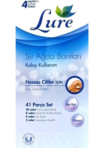Hassas Ciltler Için 41'li Ağda Bandı, Nazik ve Etkili Temizlik Sağlar.