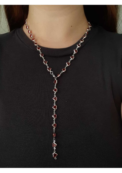 Kırmızı Kalpli Çelik ve Gümüş Yüzük Takımı, Şık ve Modern Tasarım modelleri