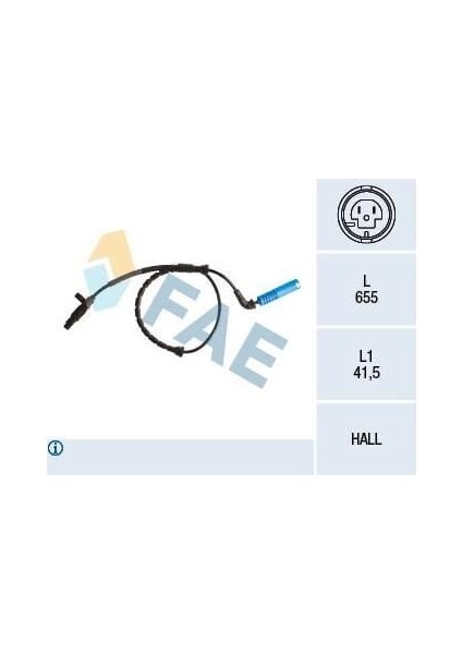 Abs Sensörü Arka Bmw M54 E53 00-06