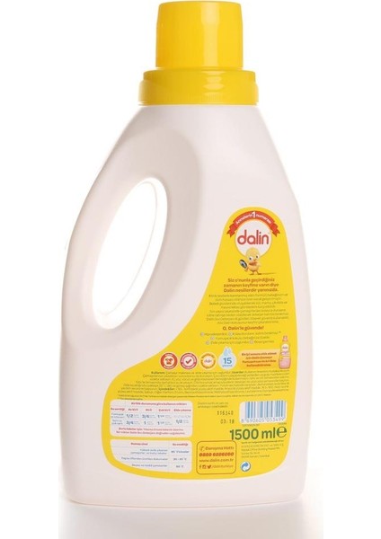 Dalin Sıvı Çamaşır Deterjanı 1500 ml fiyatları