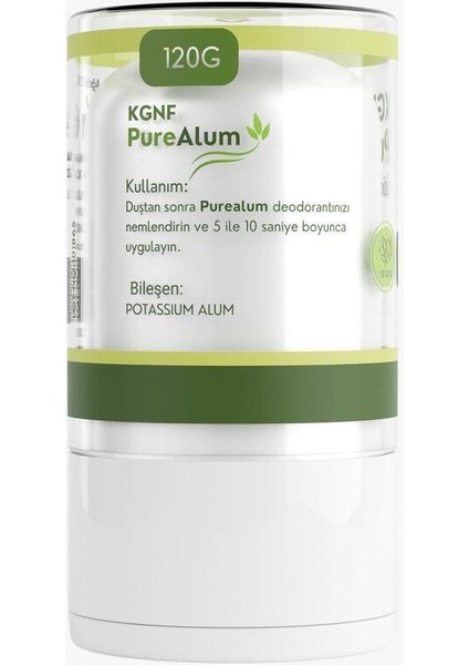 Doğal Mineral Tuz Roll On Deodorant 120GR, Ter ve Koku Kontrolü, Büyük Boy indirimleri