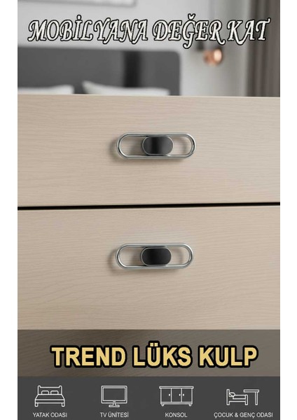 Imt Aksesuar Lüks Trend Krom (32 mm 8 Adet) Mobilya Yatak Odası Tv Ünitesi Konsol Çocuk ve Genç Odası Kulp fiyatları