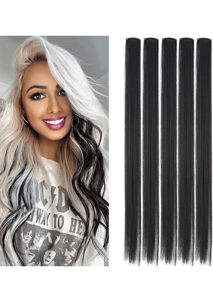 Renkli Sentetik Çıt Çıt - 5 Adet - D08