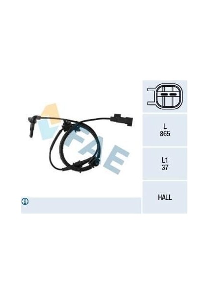 Abs Sensörü Ön Opel Astra J 09-