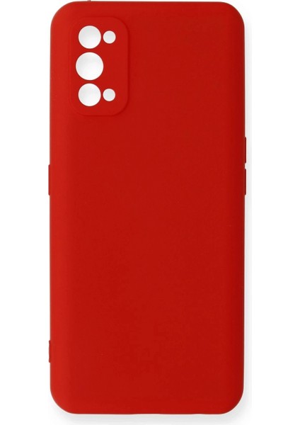 Realme 7 Pro Kılıf Nano içi Kadife Silikon - Kırmızı