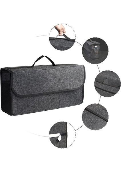 Araç Araba Oto Bagaj Aksesuarı Organizeri Çantası Oto Iç Aksesuarı Eşya Düzenleyici Bagaj El Çantası modelleri