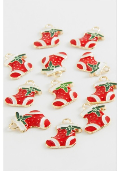 Yılbaşı Çorap Mineli Kolye Ucu 1 Adet