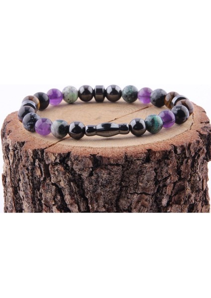 Çok Renkli Kova Burcu Bileklik, Sertifikalı, Şık ve Enerjik Takı Tasarımı