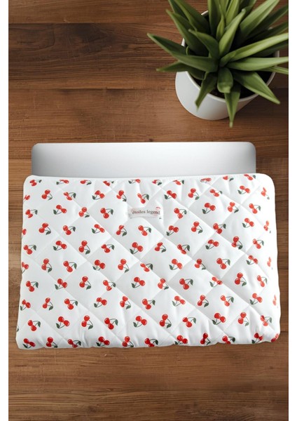 Kiraz Desenli Labtop Bilgisayar Çantası 15*16 Inç modelleri