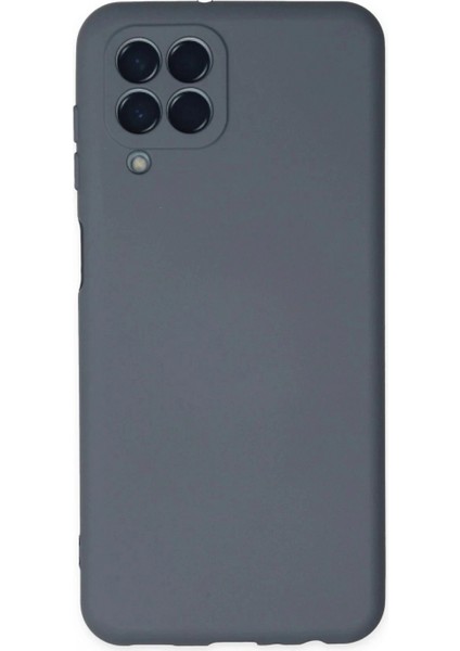 Samsung Galaxy M33 Kılıf Nano Içi Kadife Silikon - Gri