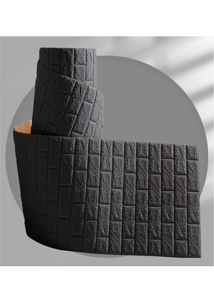 Esnek Siyah 3D Köpük Duvar Paneli, Ofis ve Salon Için Şık Dekoratif Tasarım fiyatları