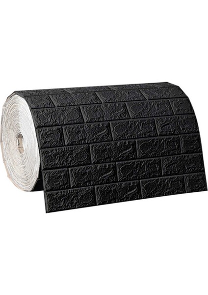 Esnek Siyah 3D Köpük Duvar Paneli, Ofis ve Salon Için Şık Dekoratif Tasarım fırsatları