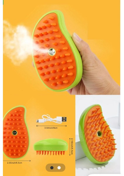 2 Tarak Birden- Buharlı Kedi Köpek Tarağı ve Evcil Hayvan Tüy Tarağı fırsatları