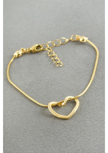 Kalp Çelik Bileklik
