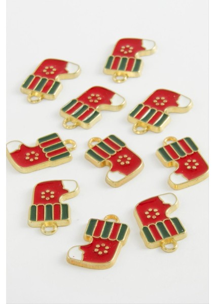 Yılbaşı Çorap Mineli Kolye Ucu 1 Adet