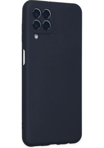 Samsung Galaxy M33 Kılıf Nano içi Kadife Silikon - Lacivert modelleri