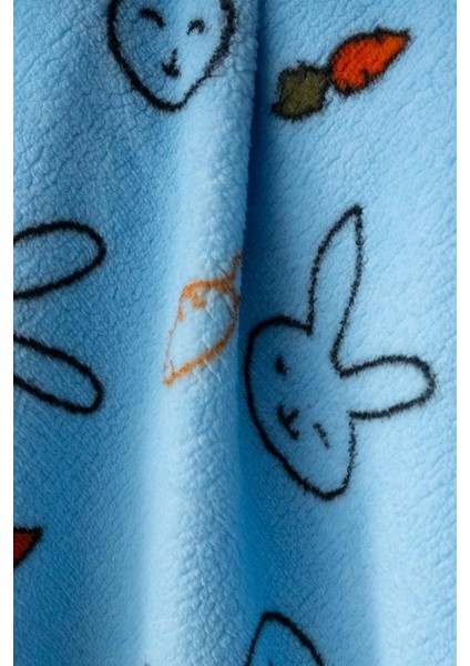 Sevimli Tavşan Desenli Peluş Battaniye BBTF.MV.95077 fırsatları