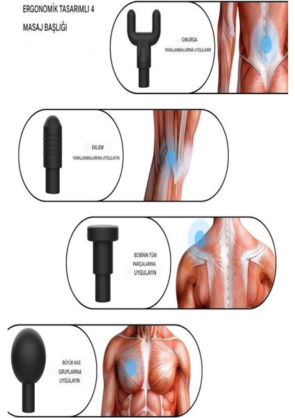 Şarjlı Masaj Tabancasıyla Kasları Rahatlatın ve Gelişmiş Dinginlik Sağlayın indirimleri