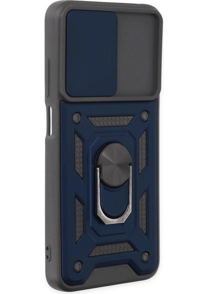 Xiaomi Redmi 10 2022 Kılıf Pars Lens Yüzüklü Silikon - Lacivert fiyatları