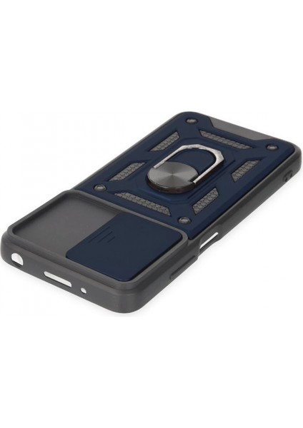 Xiaomi Redmi 10 2022 Kılıf Pars Lens Yüzüklü Silikon - Lacivert fırsatları