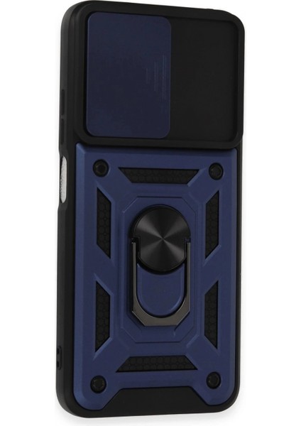 Xiaomi Redmi Note 12S Kılıf Pars Lens Yüzüklü Silikon - Lacivert fiyatları