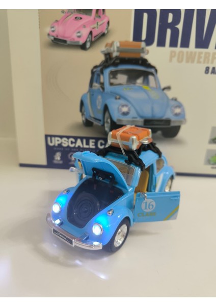 Vosvos Işıklı Müzikli Kapıları Açılır Aksesuarlı Model Araba Pil Hediyeli fiyatları