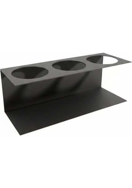 Modern Metal Tasarım 3 Gözlü Çok Amaçlı Depolama Organizeri 28X10X10 cm fiyatları