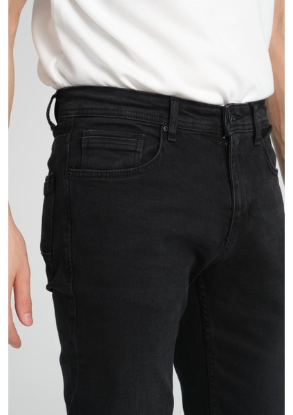 Erkek Regular Fit Düz Paça Kot Pantolon - Esnek %98 Pamuk %2 Likra Jean modelleri