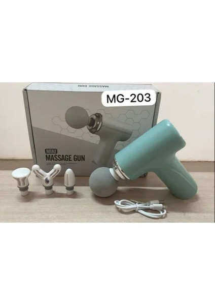 Darbeli Titreşimli 4 Başlıklı Mini Şarjlı Masaj Aleti modelleri