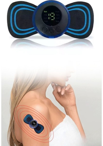 8 Kademe Kelebek Masaj Aleti, Rahatlatıcı ve Etkili Masaj Deneyimi Sağlar