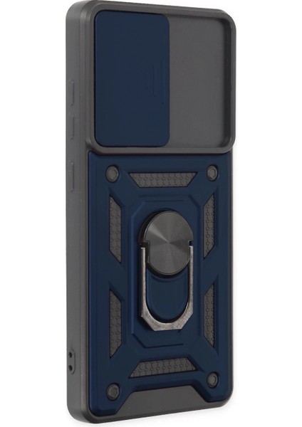 Samsung Galaxy S20 Fe Kılıf Pars Lens Yüzüklü Silikon - Lacivert fiyatları