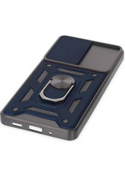 Samsung Galaxy S20 Fe Kılıf Pars Lens Yüzüklü Silikon - Lacivert indirimleri