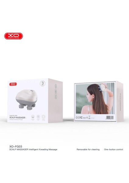 Kablosuz Şarjlı Kafa Masaj Aleti 500MAH Rahatlatıcı ve Hafif Tasarım fırsatları